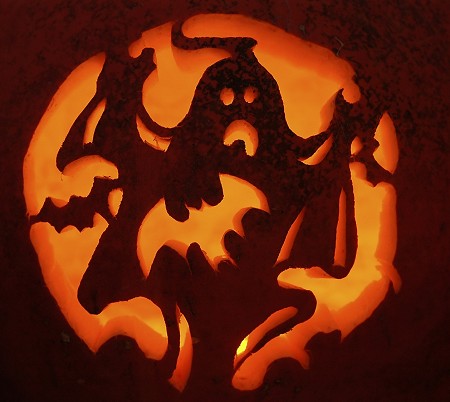 Ghost Pumpkin Carving Pattern Pumpkin Carving Ideas For Halloween