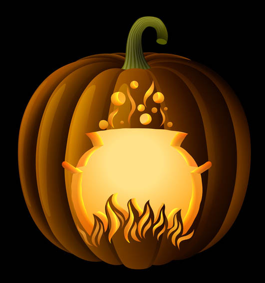 Halloween Witch With Cauldron Stencil Free Pumpkin Carving Stencil halloween-witch-with-cauldron-stencil-free-pumpkin-carving-stencil